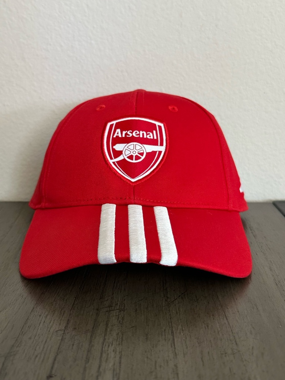 Arsenal adidas 3-Stripe Adjustable Hat